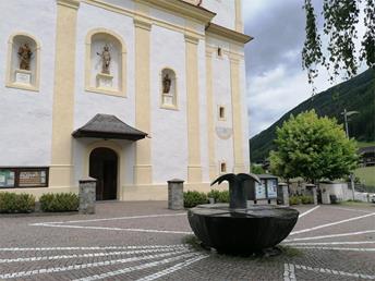 Fountain St. Johann church